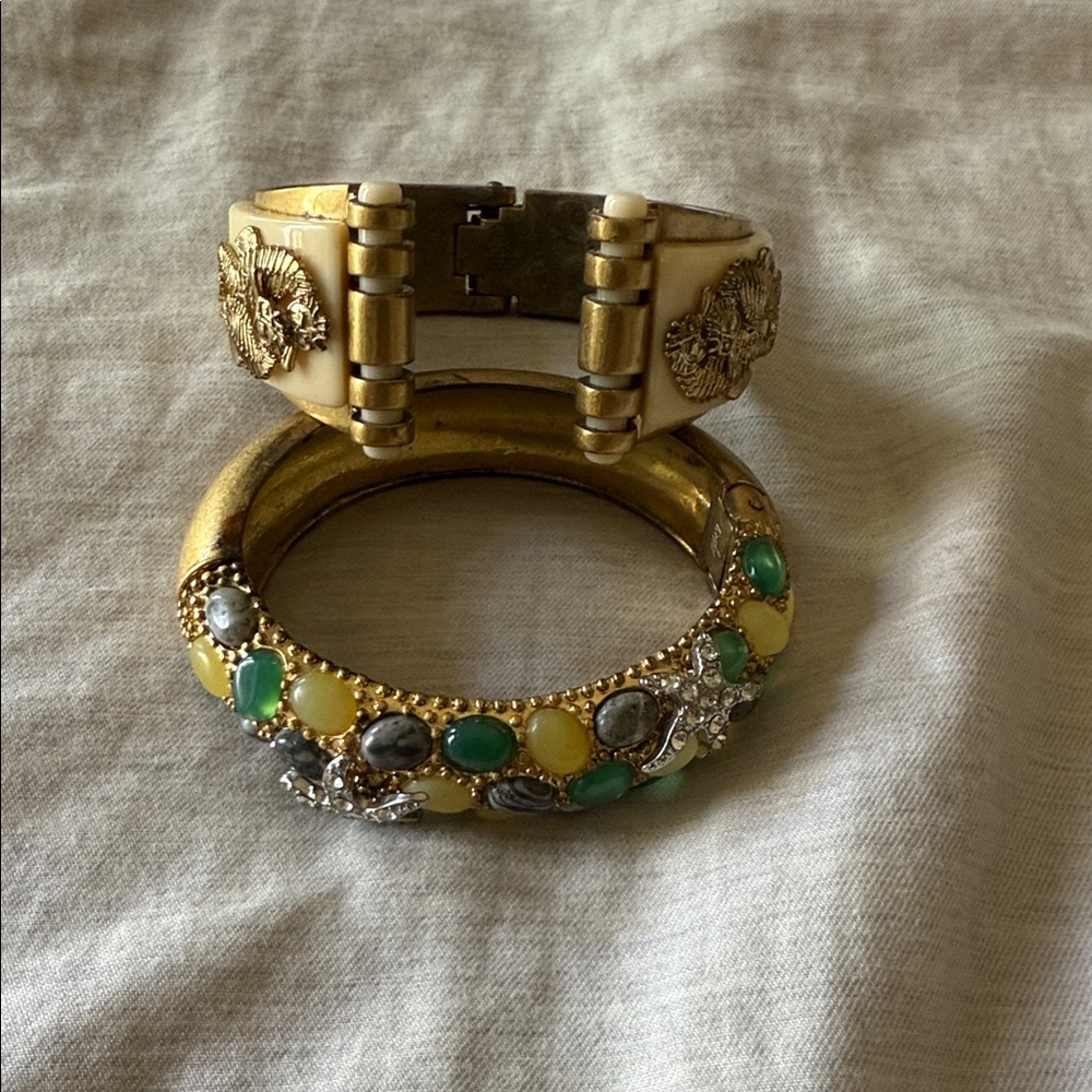 CAbi Gold and Yellow-Green Bracelet Duo - Picture 5 of 5